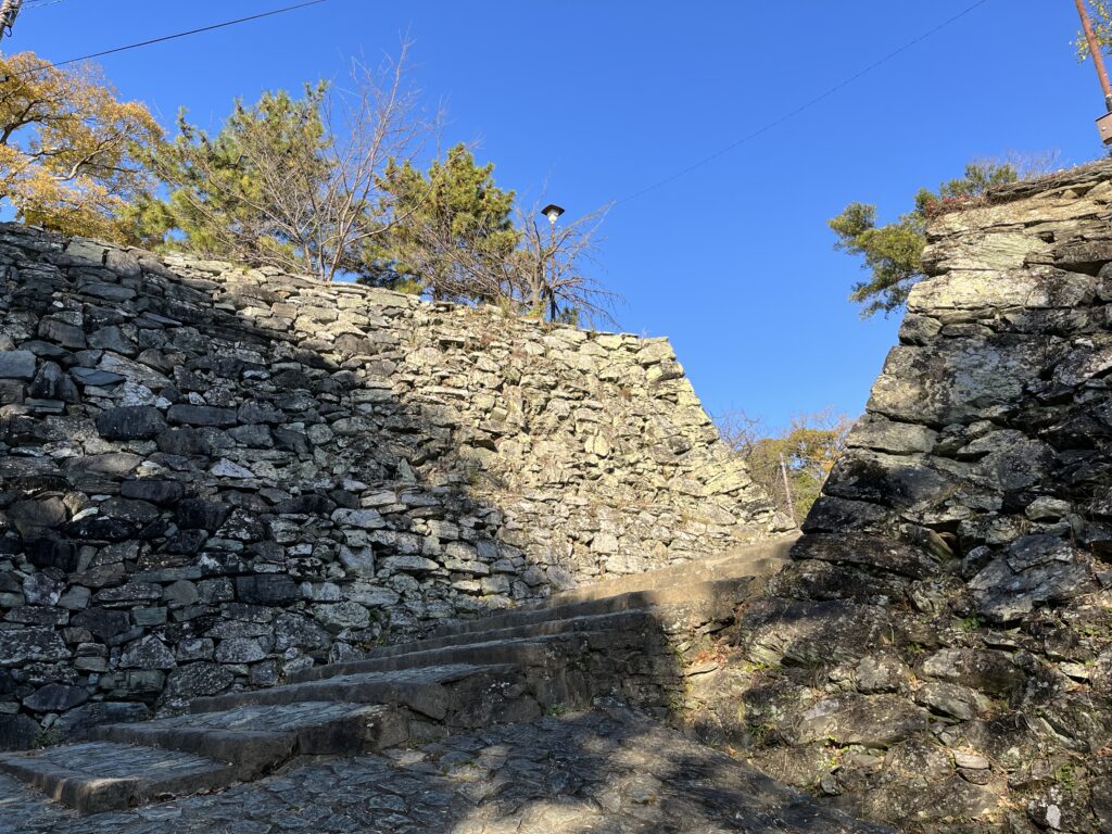 和歌山城内の石垣